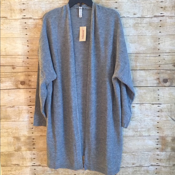 American Rag Sweaters - American Rag Gray Duster Cardigan Juniors  XXL NWT